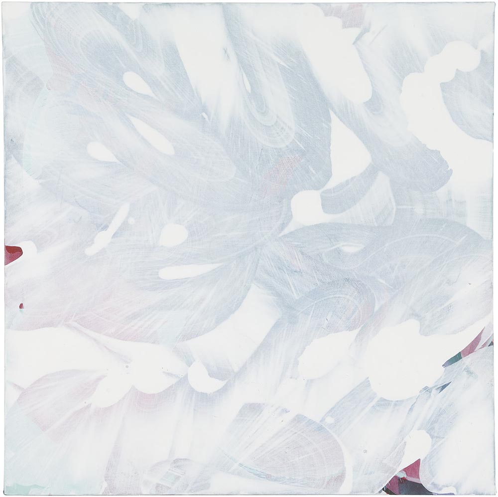 Andrea McCuaig Counterpoint in white II 2010 Acrylic on canvas 100 x 100cm