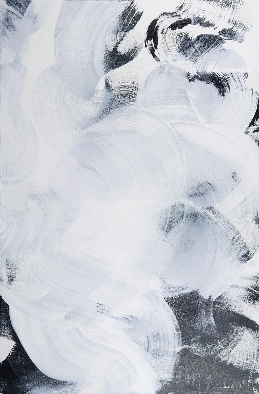 Andrea McCuaig Prelude to zen II 2014 Acrylic on canvas 150 x 100cm