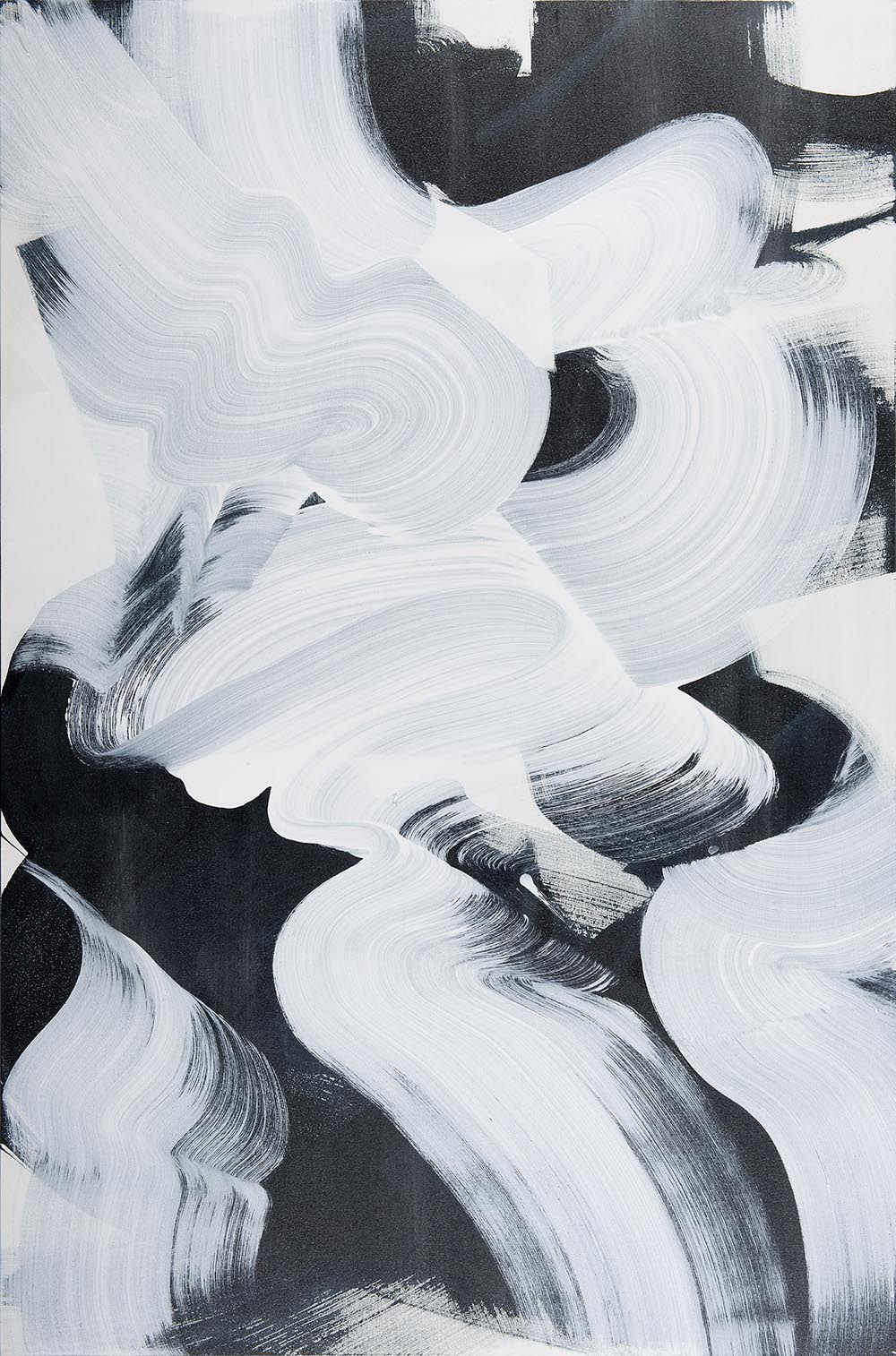 Andrea McCuaig Prelude to zen I 2014 Acrylic on canvas 150 x 100cm