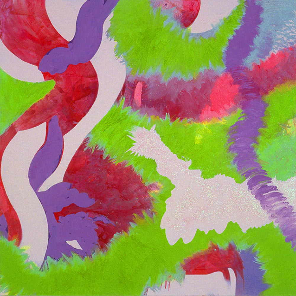 Andrea McCuaig Shimmy 54 2004 Acrylic on canvas 100 x 100cm