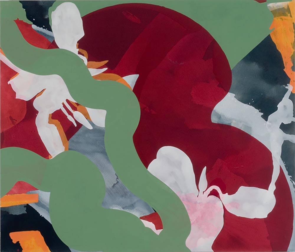 Andrea McCuaig  Dancing In Wonderland 2006 acrylic on canvas 175 x 150cm